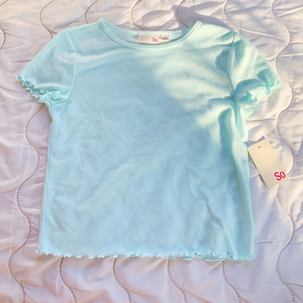 SO Baby Blue Top